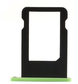 Nano Sim Card Tray Holder Replacement for Apple iPhone 5C Green