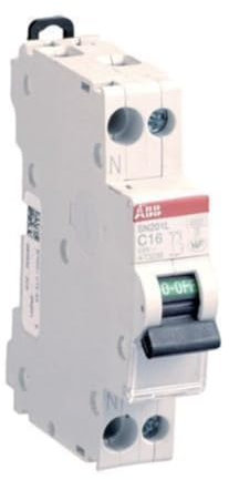 ABB 470088 Disjoncteur modulaire phase plus neutre 16 A