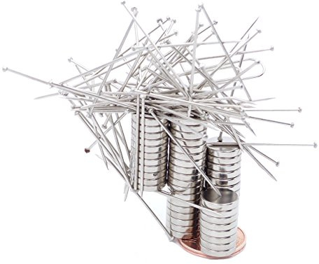 Brudazon | 50 Scheiben-Magnete 10x2mm | N52 Güteklasse - Neodym-Magnete | Ideal für Modellbau, Foto, Whiteboard, Werkstatt, Kühlschrank | Magnetscheibe