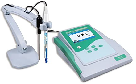 Apera Instruments PH910 Benchtop Lab pH Meter Kit with LabSen 211 Refillable Glass pH Electrode