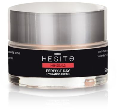 HESITO – PERFECT DAY Hydrating Cream, Crema idratante giorno multi-riequilibrante, ad azione perfezionante ed illuminante (50ml)