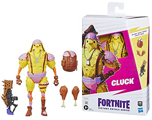 Hasbro Fortnite Victory Royale Series Cluck 15 cm große Action-Figur zum Sammeln mit Accessoires, ab 8 Jahren