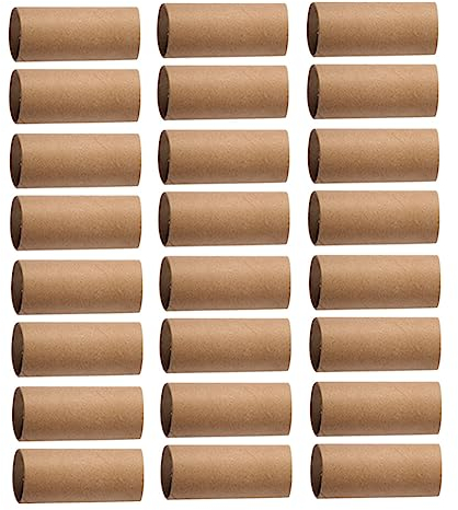 Operitacx Bastelrohre Papprollen Zum Basteln 30 Stück Leere Toilettenpapierrollen Zum Basteln Braune Pappröhren Für Diy Klassenzimmer Dioramen (4X4x10cm) Pappröhren Zum Basteln