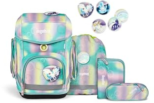 ergobag Cubo Reflex Glow - Schulranzen Set 5tlg. Modell 2024 ZauBärwelt