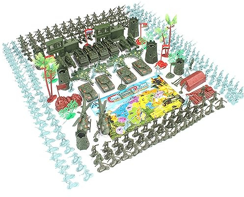 Mini Soldaten Figuren Spielzeug Set Armee Spielzeug Paket Soldier Spielset Armee Actionfiguren Militär Modell Militär Toy Plastik-Soldatenfiguren Spielzeug Militärspielset für Kinder 280Teilig