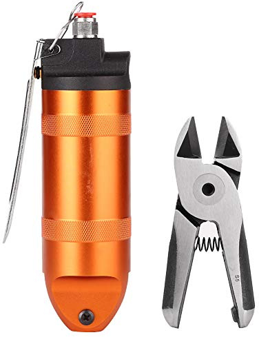 Pneumatische Drahtschere, kompaktes und robustes Werkzeug für Werkstattreparaturen, aus Luftfahrt-Aluminiumlegierungsstahl HS30 S7P, 0,5 bis 0,6 MPa, 1 Set