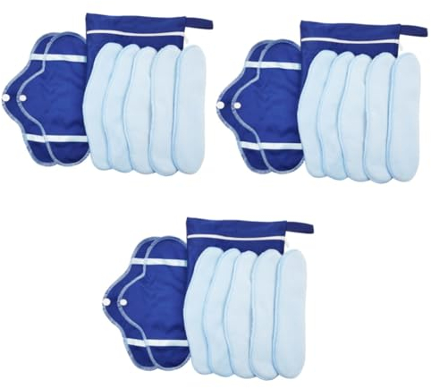 Healvian Stk Damenbinden aus Baumwolle Menstruationsbinde aus Stoff Wiederverwendbare Hygienematte Damenbinde aus Stoff waschbare Damenbinde Mutterschaft Menstruationspad einstellen