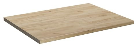 Vicco Plan de Travail Cuisine R-Line, Chêne de Force doré, 80cm, adapté au Montage sur des Meubles Bas et des Plans de Travail