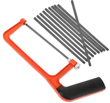 jojofuny Mini Handsäge U-förmig Mit Ersatzsägen Tragbare Vielseitige Bügelsäge Für Holz Und Langlebiges Metall Holzbearbeitungswerkzeug Für Präzises Diy-schneiden