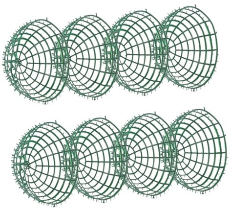 FUNOMOCYA Künstliche Pflanzenkugelstütze 4 Stück Formschnittrahmen Aus Stabilem Abs Für Hochzeiten Garten Und Heimdekoration 25cm Wiederverwendbar