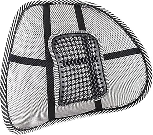LJUSSTYRKA.- Ergonomiskt svankstöd - Stödkudde för stol och bilbarnstol - Ländryggsavlastning och förbättring av hållningen - Lätt och lätt att bära - 43x41 cm