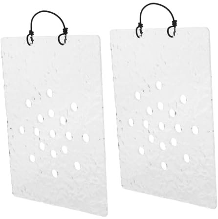 BESPORTBLE 2stücke Wandpflanzgefäß Aus Acryl Für Geweihfarn Und Orchideen Hängendes Displayhalter Für Wohnzimmer Und Garten Platzsparende Heimdekor-lösung