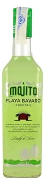 Mojito-Cocktail PLAYA BÁVARO Flasche 70 cl. BIS032. 2er-Pack.