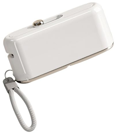 Qsvbeeqj Refillable Travel Dentals Floss Case with Hanging Rope Portable Flosser Sticks Holder Box for Teeth Hygiene Pocket Sized Floss Box