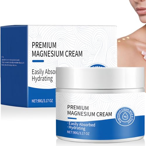 Pure Zechstein Magnesium Cream – Highly Concentrated Topical Magnesium Chloride for Leg, Muscle & Joint Care. Fast-Absorbing Magnesium Lotion with Easy Absorption. Soothes & Replenishes Naturally