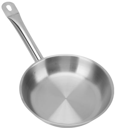 Asixxsix Padelle antiaderenti, padelle da con rivestimento antiaderente rinforzato, piastra in acciaio inox per piani cottura a gas, induzione e vetroceramica