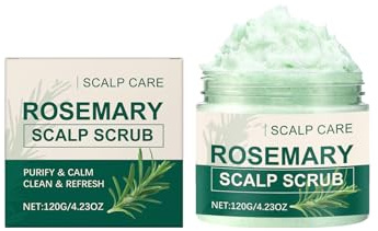 Lo shampoo scrub per il cuoio capelluto al rosmarino rimuove forfora e accumuli, lenisce il cuoio capelluto, riduce il sebo e favorisce la crescita dei capelli. Adatto per capelli diradati