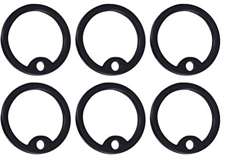 Abaodam 12 Stück Silikon Hundemarken Ringe mit Geräuschdämpfender Funktion und Passgenauem Sitz Rundes Design für Haustiermarken im Praktischen Haustierzubehör