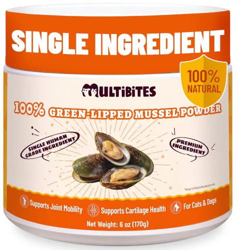 MULTIBITES 100% Green Lipped Mussel Powder for Dogs & Cats - 170g