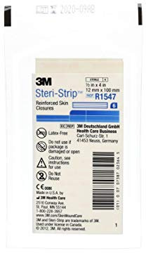 3M Steri-Strip Elastic Skin Closures - 1/2 x 4 - 6 Strip Envelope - - Box o...