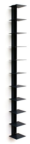 Haseform Bücherturm 170 cm anthrazit Bücherregal Wandregal
