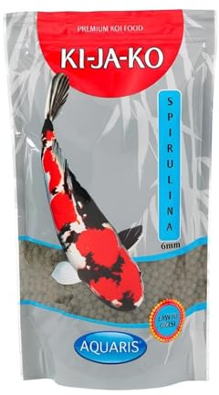 KI-JA-KO Spirulina Plus Nourriture pour Poissons caroténoïdes Riches en caroténoïdes 1 kg/6 mm – avec capsanthine et astaxanthine et Forplus (algues Riches en oméga-3)