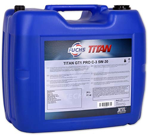 Oil-Drop Fuchs 5W-30 Titan GT1 Longlife Pro C-3 XTL - Motoröl 5W30 20 Liter