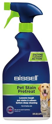 BISSELL Pet Stain Pre-Treat Trigger Spray 650ml 1137E | Carpet stain remover spray that helps remove tough pet stains and odours