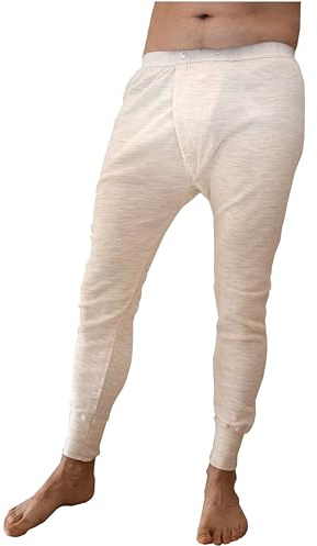 BODYPERFECT Mutanda Lunga in Lana Uomo Intimo Invernale Lunghi Funzionali sottopantaloni Termici (M)
