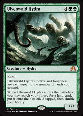 Magic The Gathering - Ulvenwald Hydra - Idra di Ulvenwald - Shadows Over Innistrad - Sammlerkarte - 1 Stück