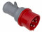 as - Schwabe Connettore e spina di prova a campo rotante 400 V, 16 A, 5 poli - Tester di corrente pesante - Trifase per prese CEE - Tester CEE - Adatto per commercio, cantiere, esterno - IP44
