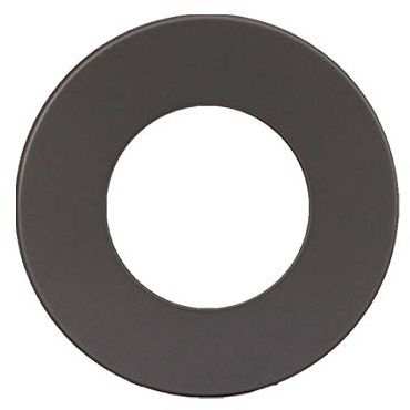 LANZZAS Rauchrohr Wand-Rosette mit 70 mm Rand - für den Durchmesser Ø 150 mm - Farbe: gussgrau - Ofenrohr Wandabdeckung