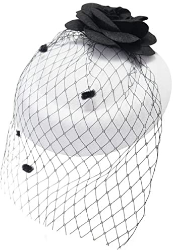 Ro Rox Ruby Rosen Vintage Retro 40er 50er Jahre Fascinator Hochzeit Party Hut