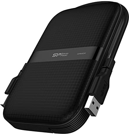Silicon Power Armor A60 External Hard Drive 2 GB Black