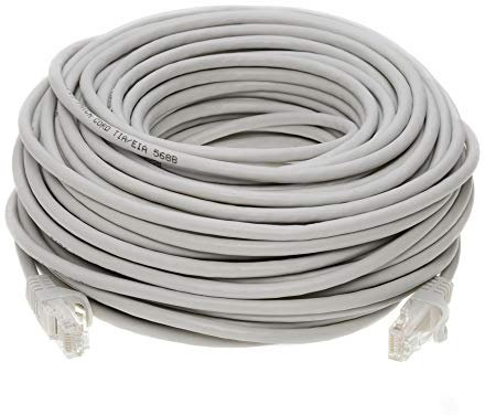 Cables Direct Online Cat5e 30M Network Ethernet Patch Cable, 350Mhz Internet Wire, Compatible with PC, Laptop, Modem, Router, TVs, Printer Cord, Consoles for Home and Office, Gray