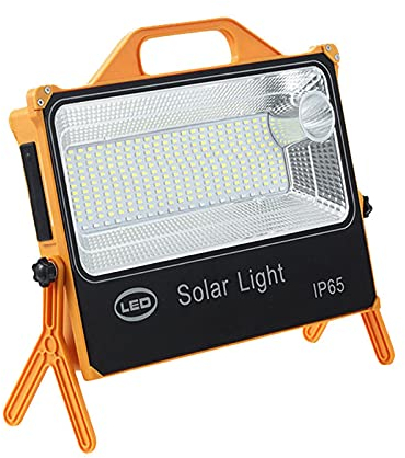 Foco LED Exterior Trabajo Bateria Recargable Portátil 300W, Luz De Trabajo De 2000~6000LM, 4 Modos, Banco De Energía Incorporado, 360°Giratorio, Para Jardín, Taller, Garaje, Camping, Obra (300W)