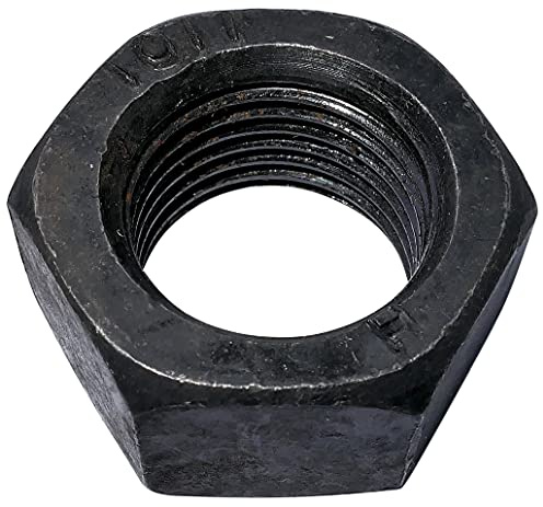 AERZETIX - C52854 - Sechskantmuttern M22x2 mit sechskant angefast - geschwärzter stahl
