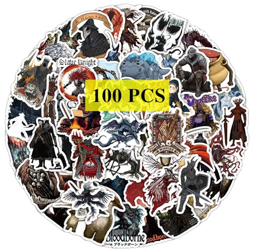 GTOTd Game Mixed Stickers (100Pcs) | Mixed Game Gifts Merch Party Supplies Vinyl Water Bottle Luggage Guitar Skateboard Aesthetic Gifts for Teens