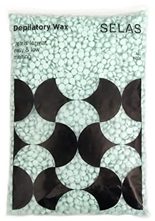 SELAS Wachsperlen Aloe Vera 800g – Warmwachs Perlen für Haarentfernung | Enthaarungswachs & Wachs Haarentfernung Perlen für Gesicht, Körper & sensible Haut | Für Waxing, Wax Warmer & Wachsgerät