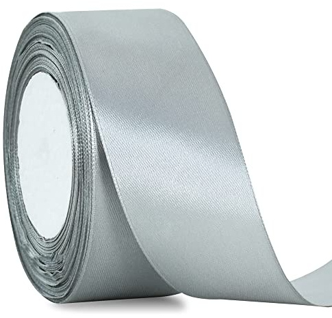 TONIFUL Nastro di raso color oro chiaro, largo, in tessuto massiccio, per matrimoni, auto, taglio, cerimonia, grande apertura, sfogliatura sedia, cucito capelli, artigianato, festa, decorazione