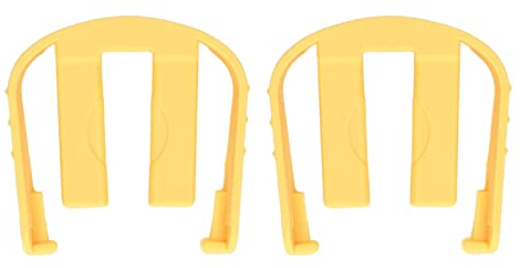 HYWHUYANG Connettore per Rondella Auto, 2 Pezzi Rondella di Pressi Connettore Rapido Fibbia per Rondella Auto per K2 K3 K7, a Grilletto E Sostituzi C Clip Accessori(Giallo)