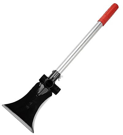 2 In 1 Sickle Shovel High Manganese Steel Garden Shovel Agricultural Excavation Cutting Tree Branches Multi-Purpose Digging Hoe (Head+30cm Handle)
