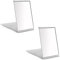 Redamancy 2Pcs Miroir de Poche, Miroir Voyage, 8,5 x 5 cm Miroir Portable, Petit Miroir de Poche, pour Les Voyages, Camping et Maquillage (3,35 * 1.96inch)