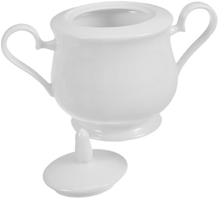 POPETPOP Sucrier Céramique Avec Couvercle Bol à Grains De Café Pot Porcelaine Pour Conserver Bonbons Adapté Plan De Travail Cuisine
