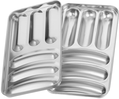 CIYODO Moule à Saucisse en Acier Inoxydable 304 aux Températures pour Hot-Dogs Maison la Cuisine DIY Réutilisable et Sûr Moule de Cuisson Multifonction