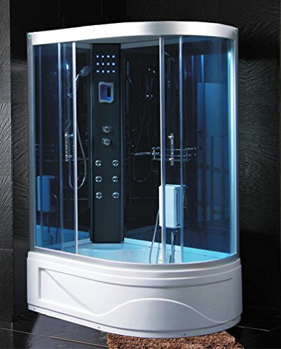 Bagno Italia cabine de douche balnéo 115 x 90 + Hammam Sauna et Radio