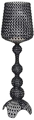 Kartell Kabuki Intérieur, Lampadaire avec Variateur de Lumière, Noir Opaques