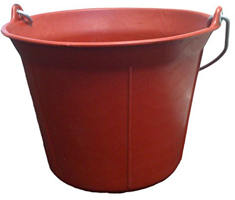 KS Tools 140.0035 Seau de maçon PE noir à oeillets 11 L