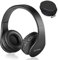 Bluetooth Headphones Over-Ear, Foldable Wireless and Wired Stereo Headset Micro SD/TF, FM for Cell Phone, PC, Soft Earmuffs & Light Weight for Prolonged Wearing Travel Office Home