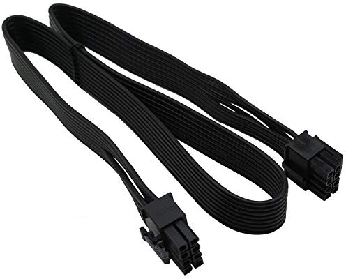 COMeap PCIe 8 Pin Male to CPU 8 Pin (4+4 Detachable) Male EPS-12V Motherboard Power Adapter Cable for Seasonic Modular Power Supply 25-inch(63cm)